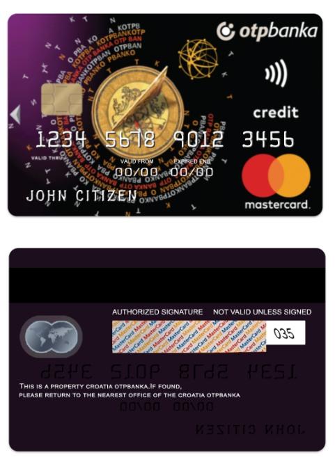 Croatia OTP banka Mastercard Standard charge card